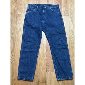 Wrangler George Strait Cowboy Cut Jeans Mens 34X30 Blue Medium Wash Original Fit